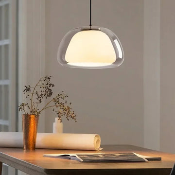 HaloDome – Modern Pendant Light Fixtures Glass