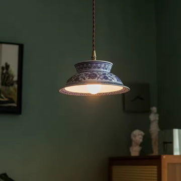 Porcelaire Glow - Vintage Ceramic Pendant Light