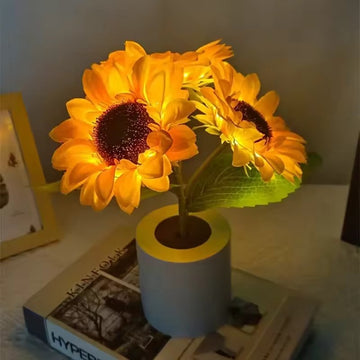 SolGlow - Sunflower Rechargeable Table Lamp