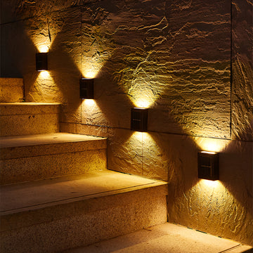 SolarithGlow – Waterproof Outdoor Garden Solar Wall Lights