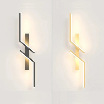 ZigzagGlow – Modern Interior Contemporary Wall Light