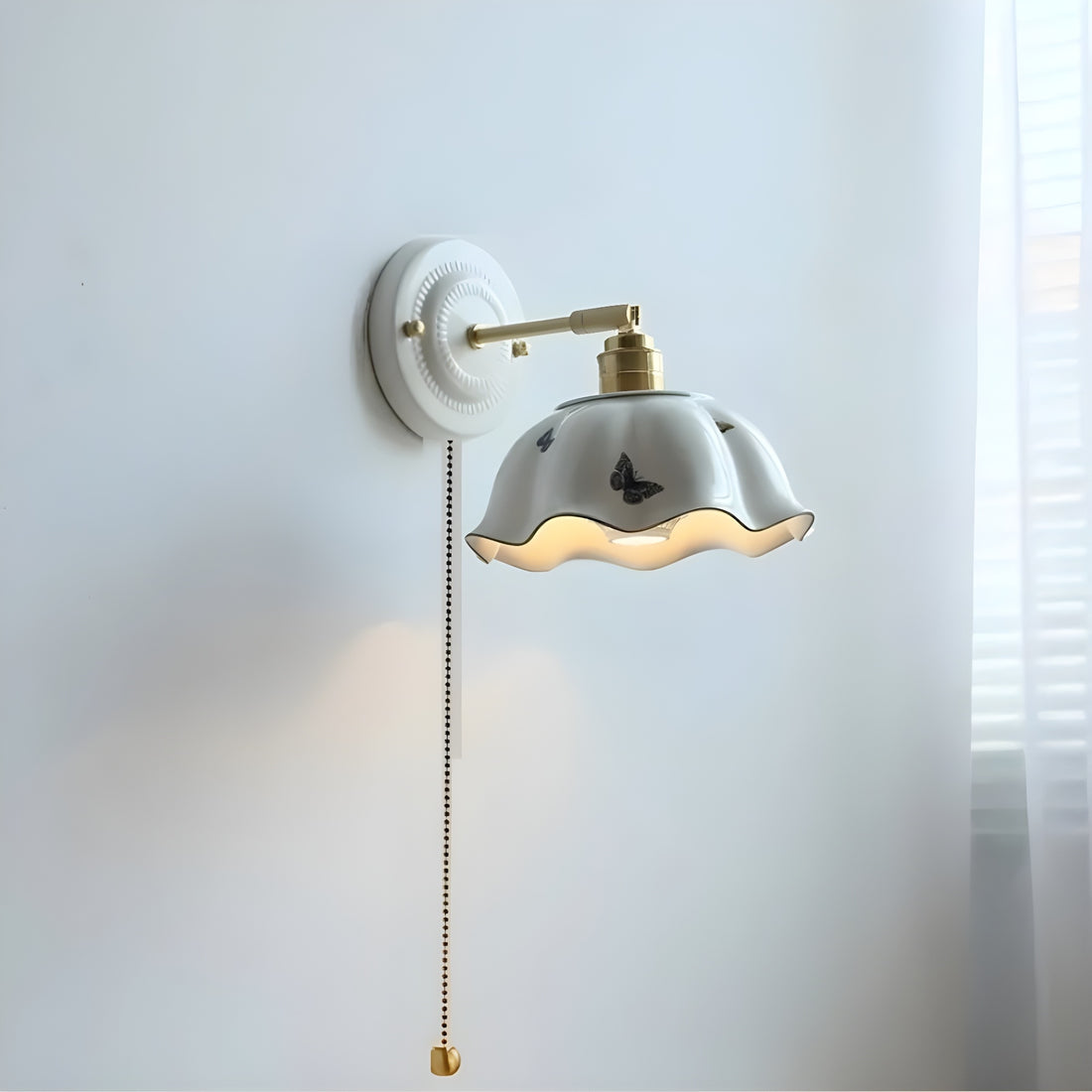 ArmGlow - Ceramic Swing  Bedside Wall Lamps