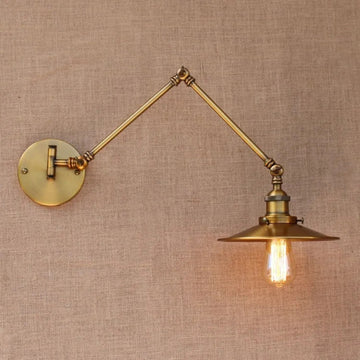 AuriArm – Vintage Adjustable Swing Arm Wall Light