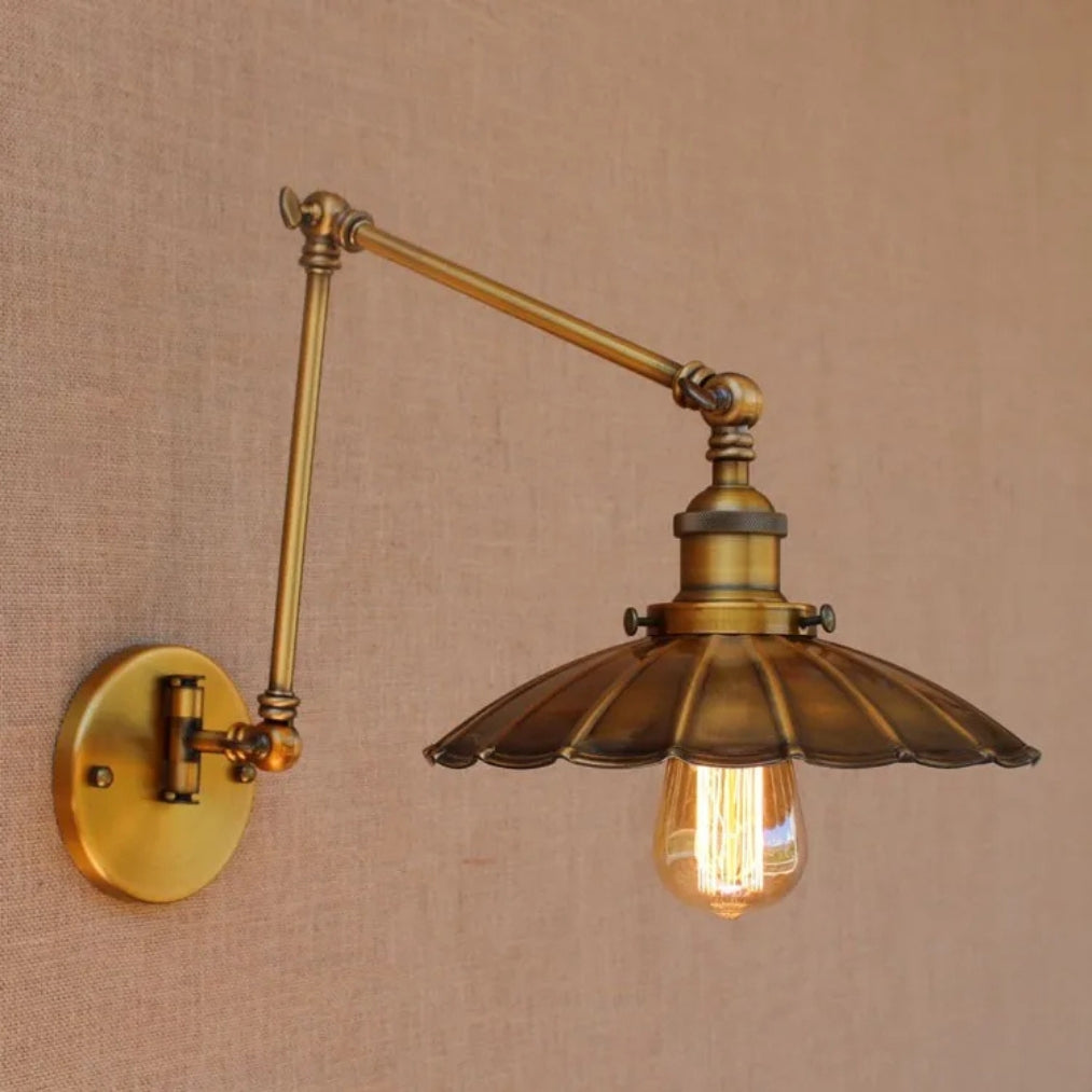 AuriArm – Vintage Adjustable Swing Arm Wall Light