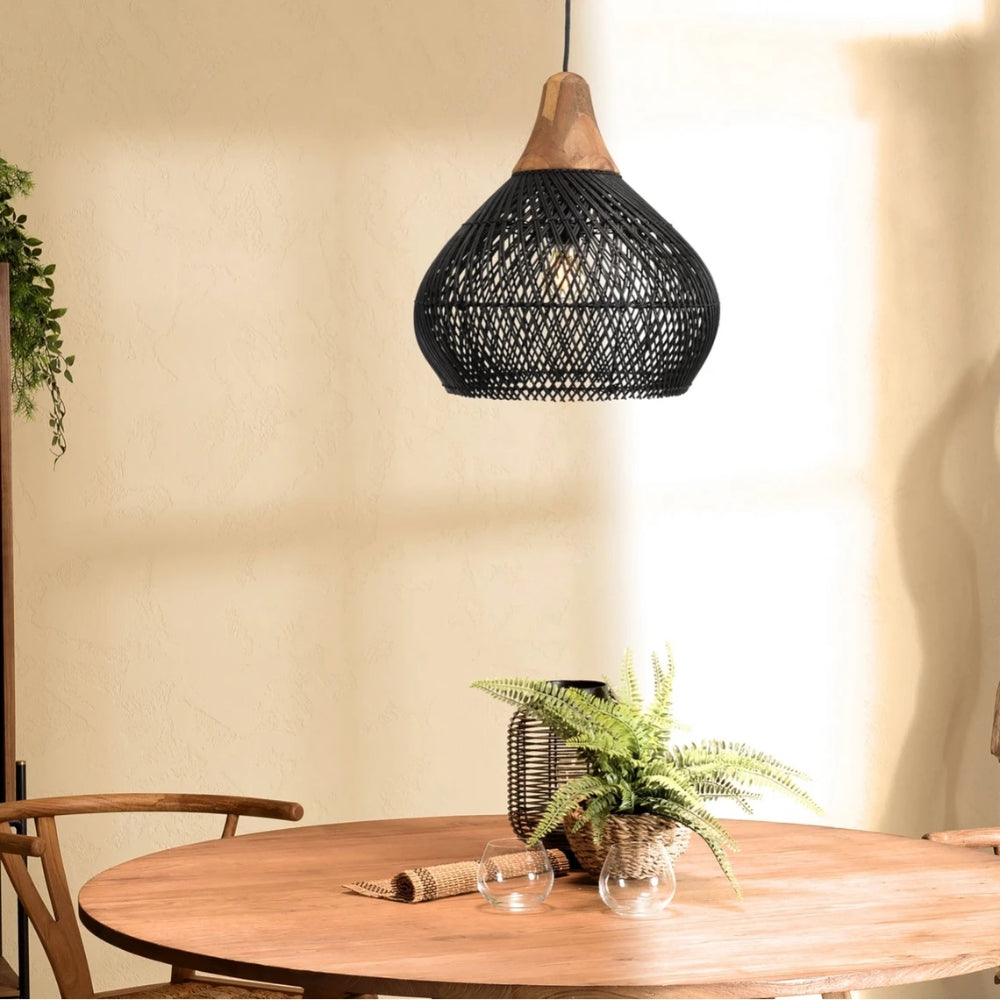 BambooWeave - Rattan Pendant Ceiling Light