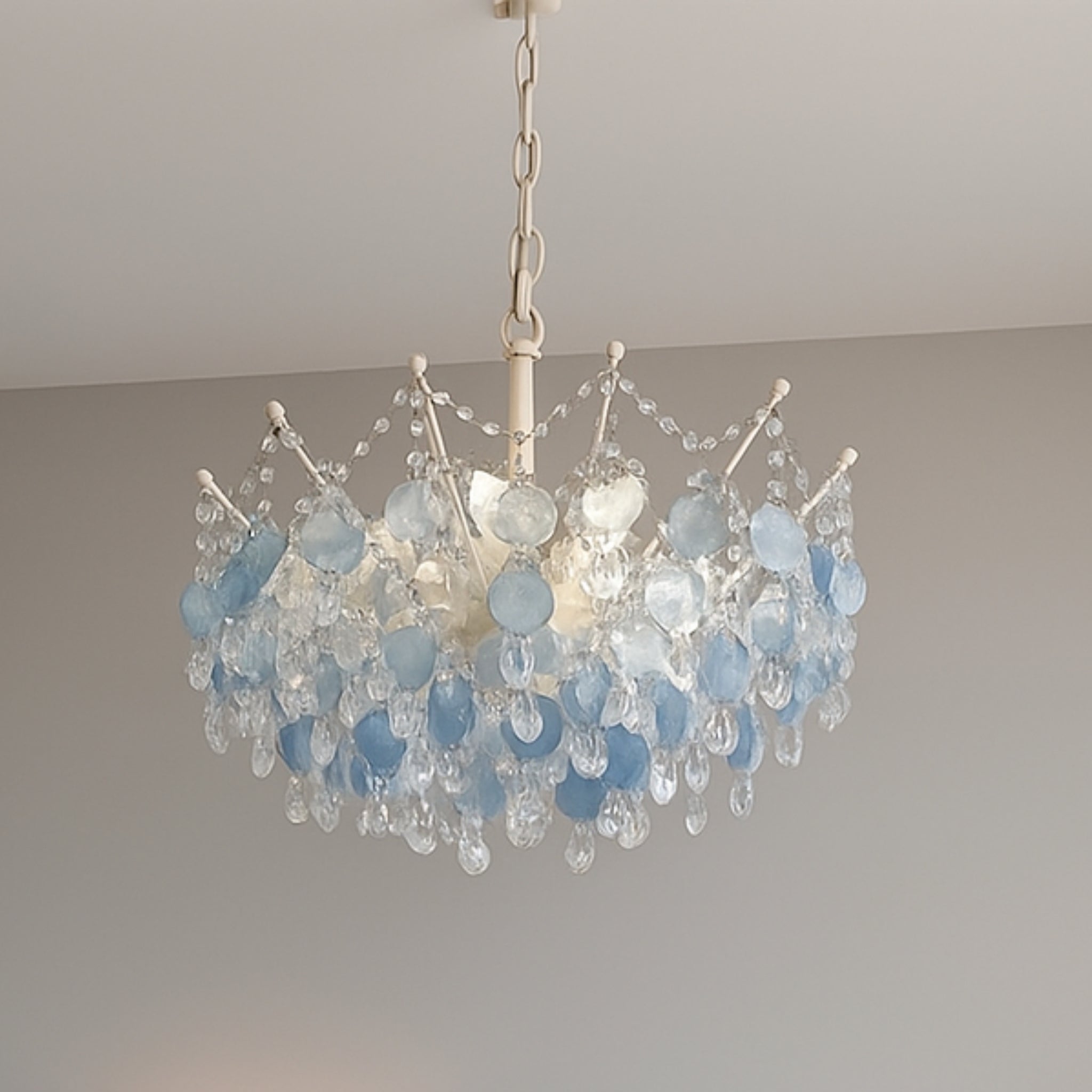 BlueShell - Round Crystal Chandelier Drops
