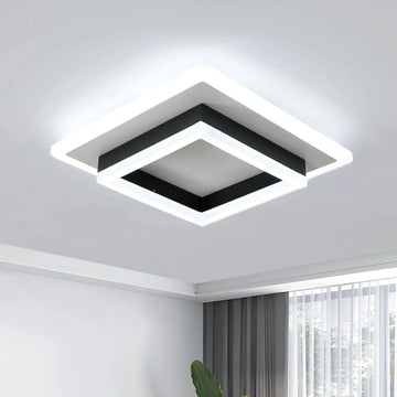 BrightFusion – Modern Square LED Ceiling Light Fixture