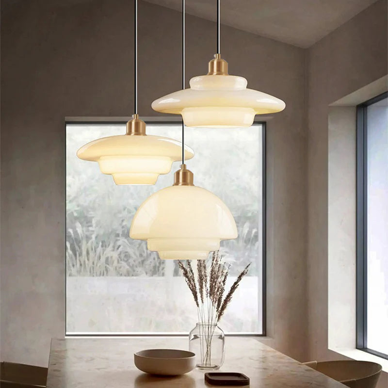 CelestiaLuma – Contemporary Glass Pendant Light