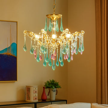 ChicDrop – Colorful LED Crystal Chandelier