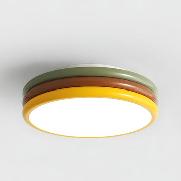 ColoredLayers - Flush Circular Ceiling Light Fixture