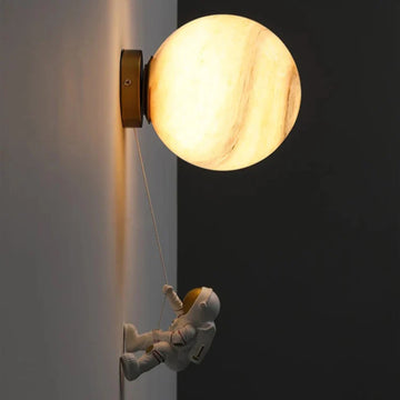 CosmoClimb - Moon Wall Lamp Glass