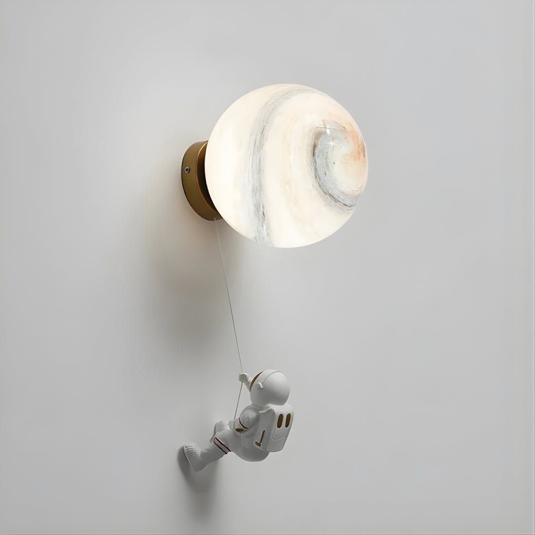 CosmoClimb - Moon Wall Lamp Glass