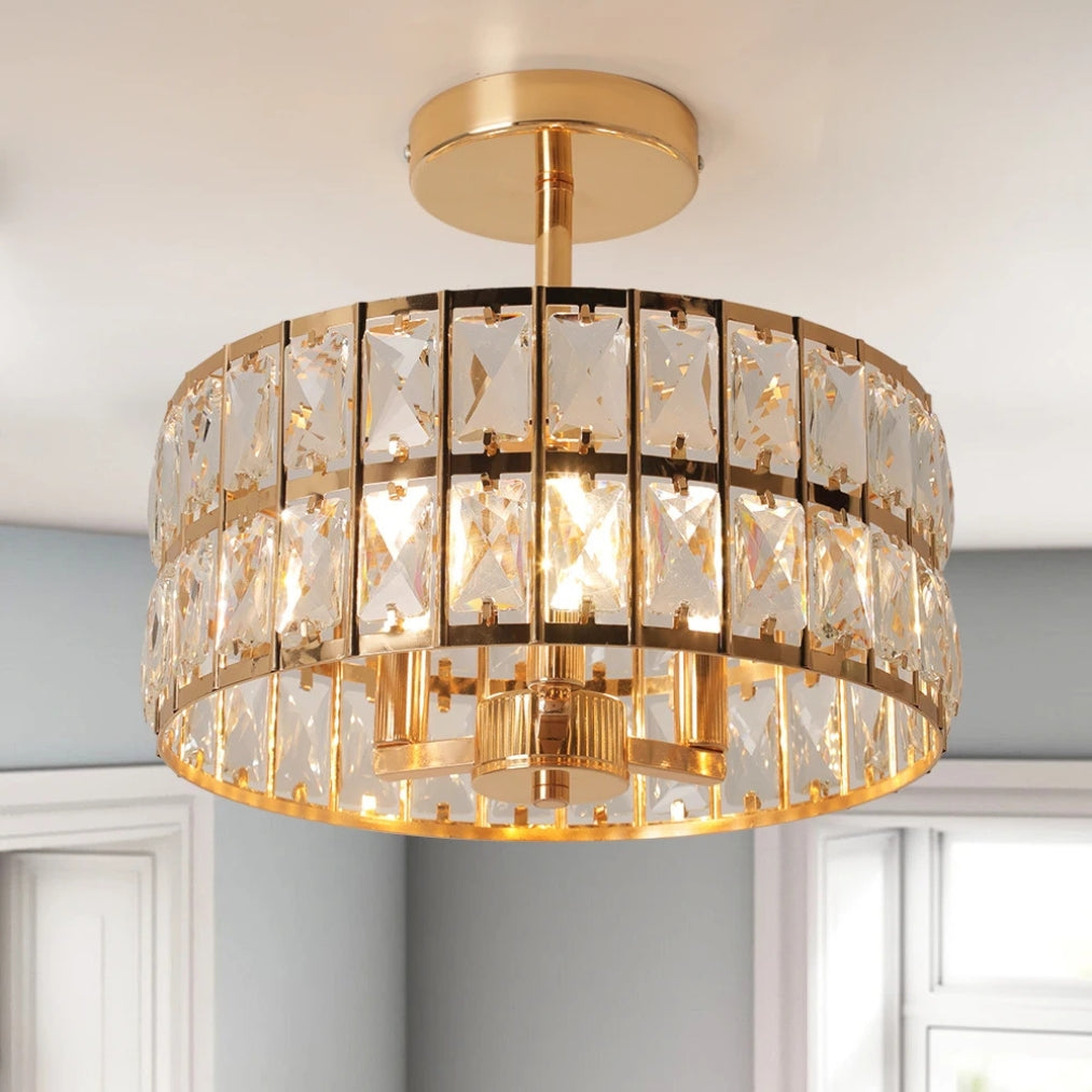 Crystalis – Crystal LED Round Chandelier Pendant Light