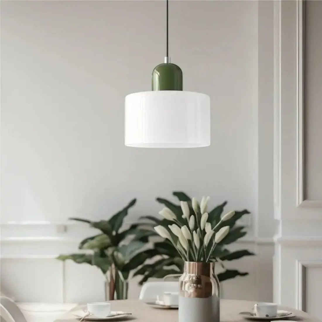 EmberDrop - Cylinder Glass Modern Pendant Ceiling Light