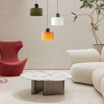 EmberDrop - Cylinder Glass Modern Pendant Ceiling Light