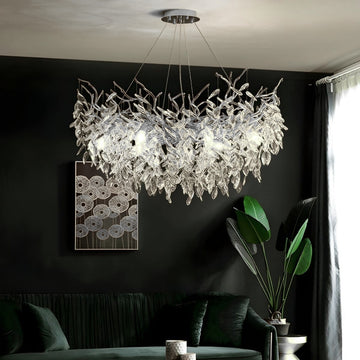 FancyLeaf – Crystal Chandelier Ceiling Light