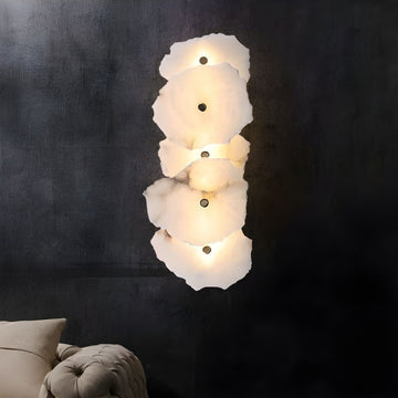 FixtureLuma - Modern Marble LED Wall Light