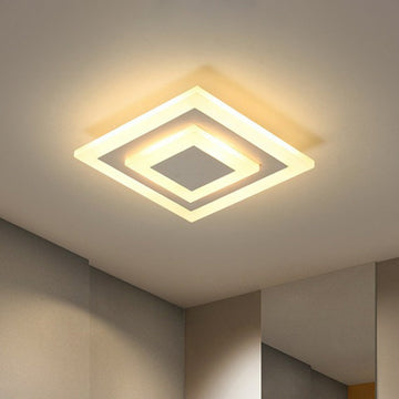 GeometricLumo - Modern Flush LED Ceiling Light