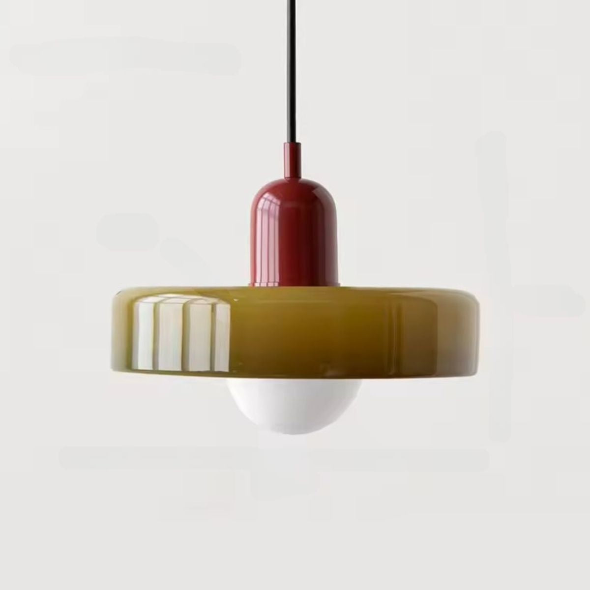 Glohaus - Amber Glass Pendant Ceiling Light