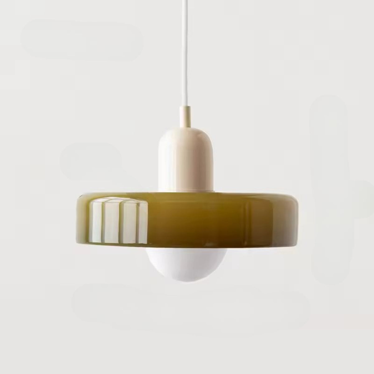 Glohaus - Amber Glass Pendant Ceiling Light