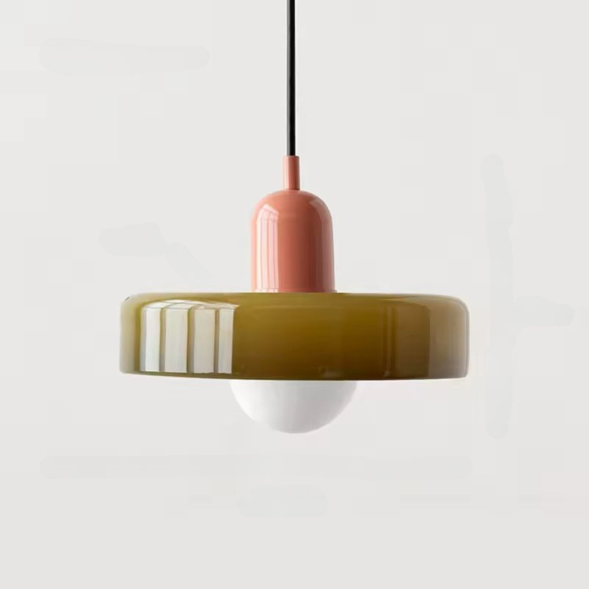 Glohaus - Amber Glass Pendant Ceiling Light