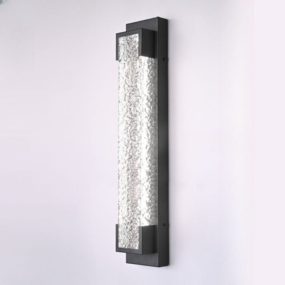GlowCast – Crystal LED Outdoor Wall Light