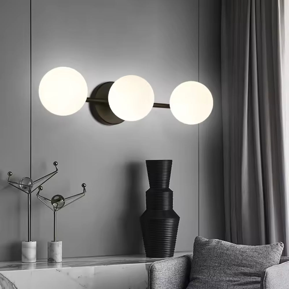 GlowOrbs – Nordic Triple Globe LED Wall Light