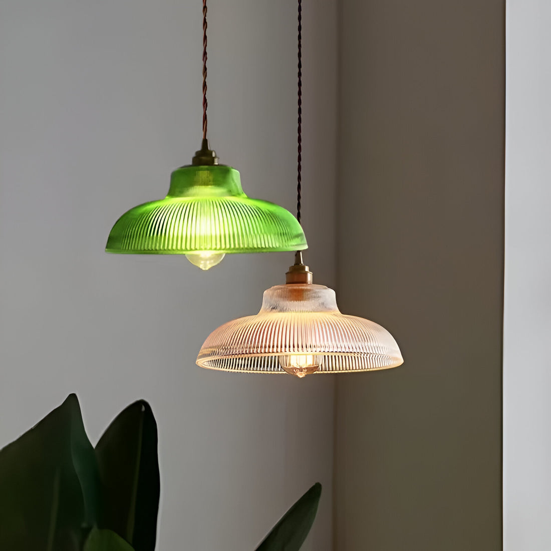 GlowOura - Crystal Glass Pendant Ceiling Light