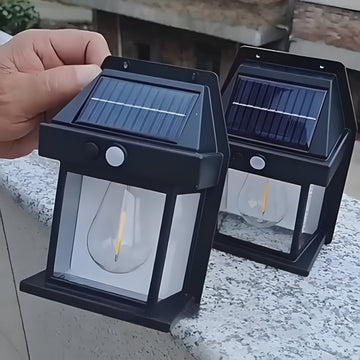 HausLuni - Sensor Solar Outdoor Wall Light