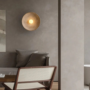 JapandiGlow - Artistic Mounted Wall Lamp