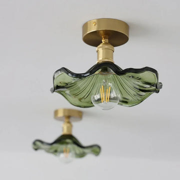LeafLume – Glass Flush Mount Ceiling Light
