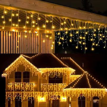 LumaDrop - Outdoor Christmas Curtain Lights