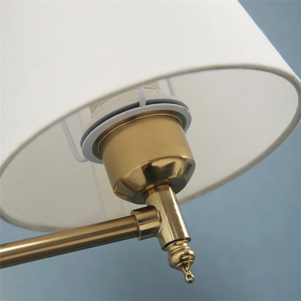 LumaFlex Adjustable Swing Arm Wall Light – Bedside Reading Lamp