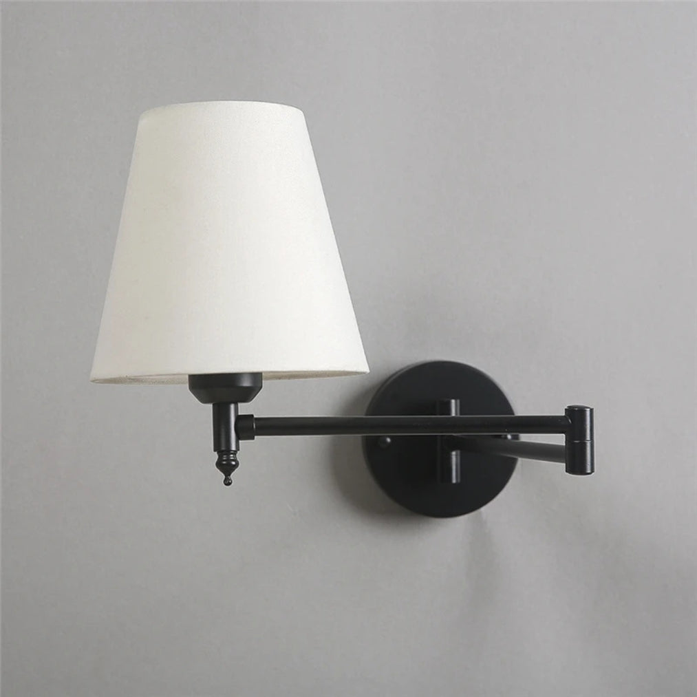 LumaFlex Adjustable Swing Arm Wall Light – Bedside Reading Lamp