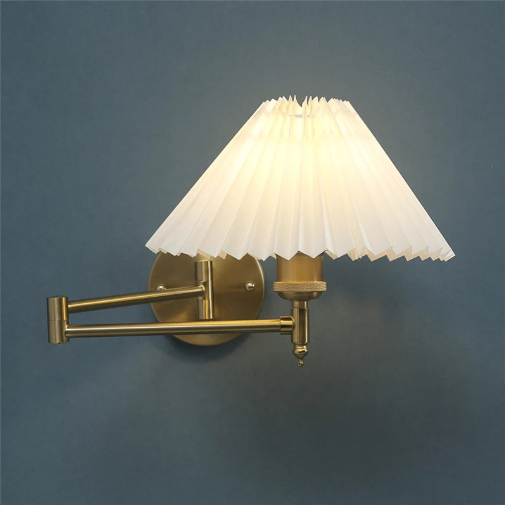 LumaFlex Adjustable Swing Arm Wall Light – Bedside Reading Lamp