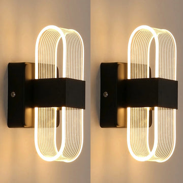 LumaLoop – 2 Set of Modern Wall Sconce Light