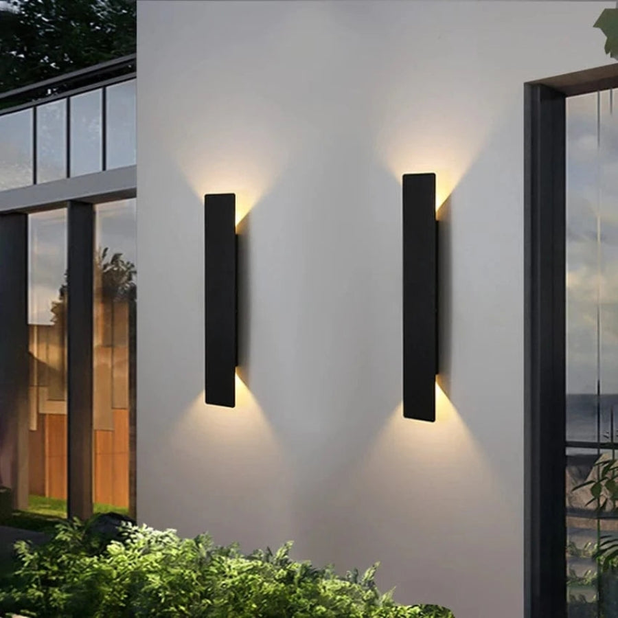 LumaVert Up & Down LED Outdoor Wall Light – IP65 Waterproof