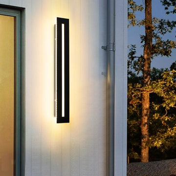 LumeStria – Long Contemporary Outdoor Wall Light Waterproof