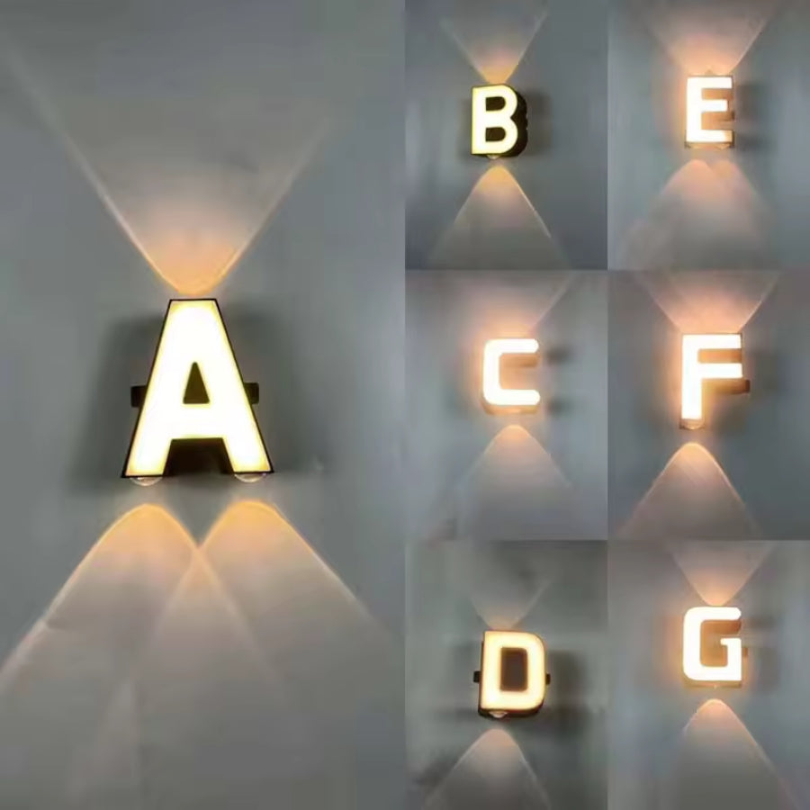 LumiAlphabet – Outdoor LED Alphabet Wall Lights