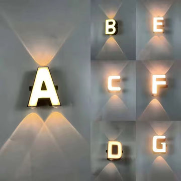LumiAlphabet – Outdoor LED Alphabet Wall Lights
