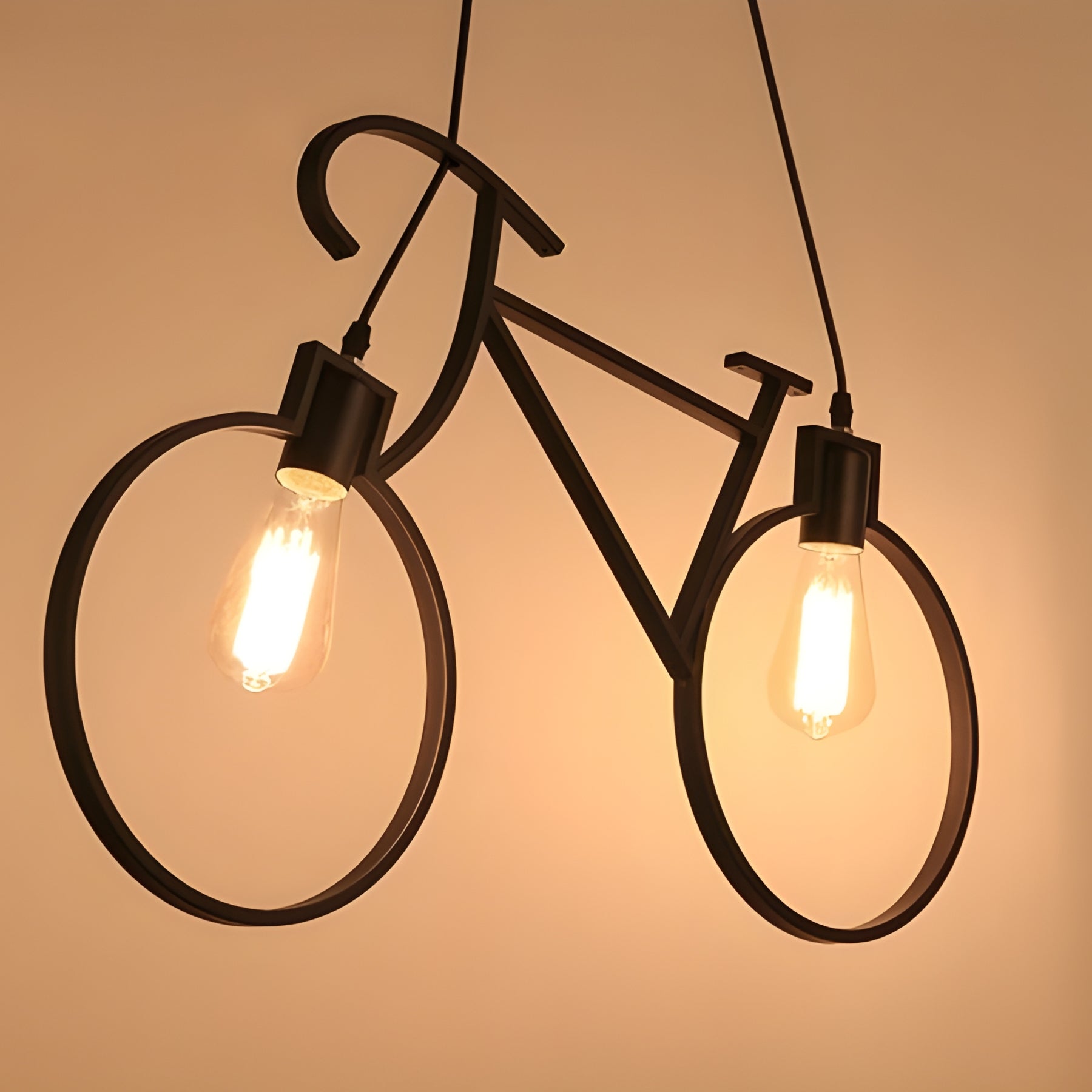 LumiCycle - Vintage Industrial Hanging Light