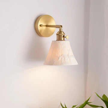LumiDeer – Nordic Ceramic Wall Sconce Light