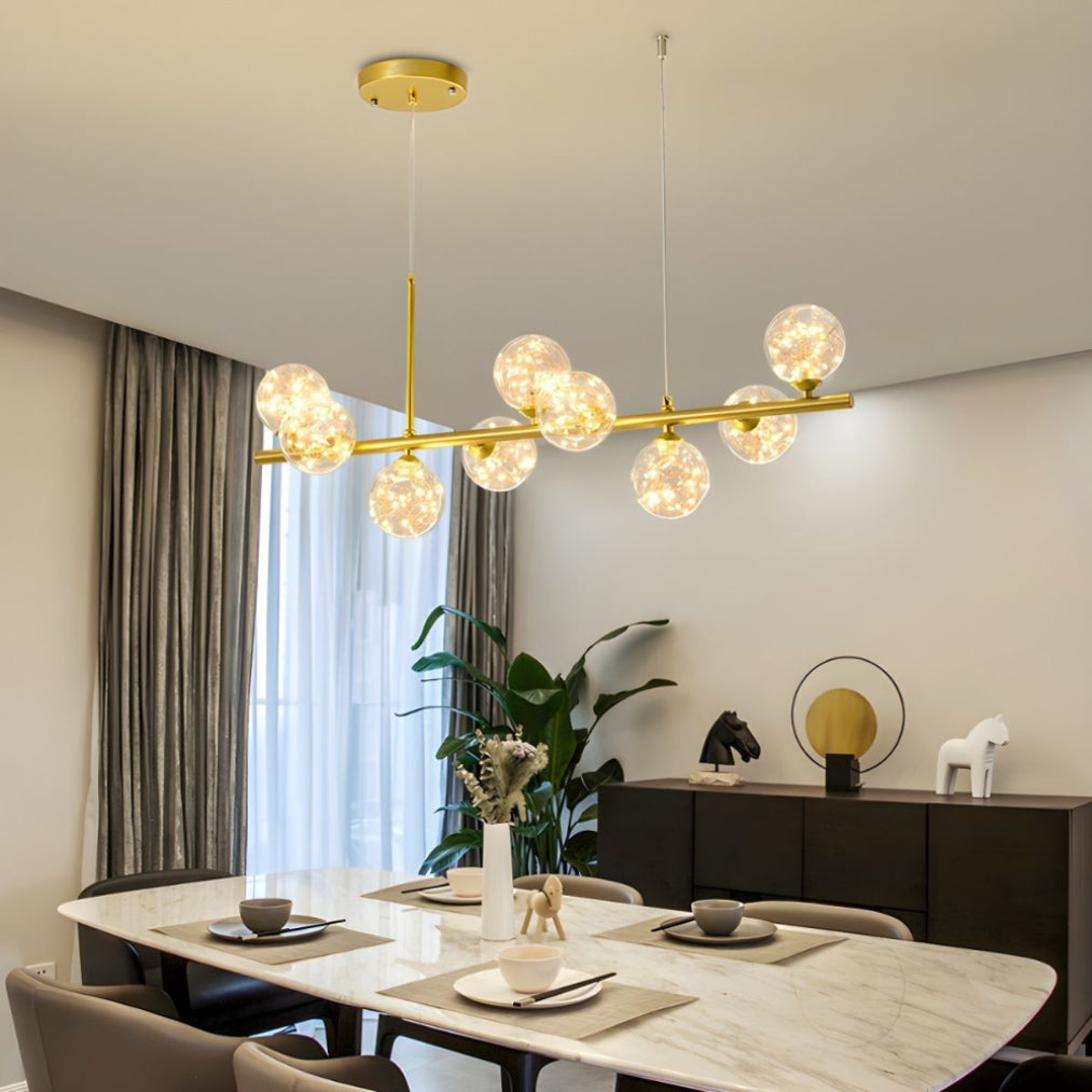 LumiGlobe – Branch Glass Bubble Chandelier Lights