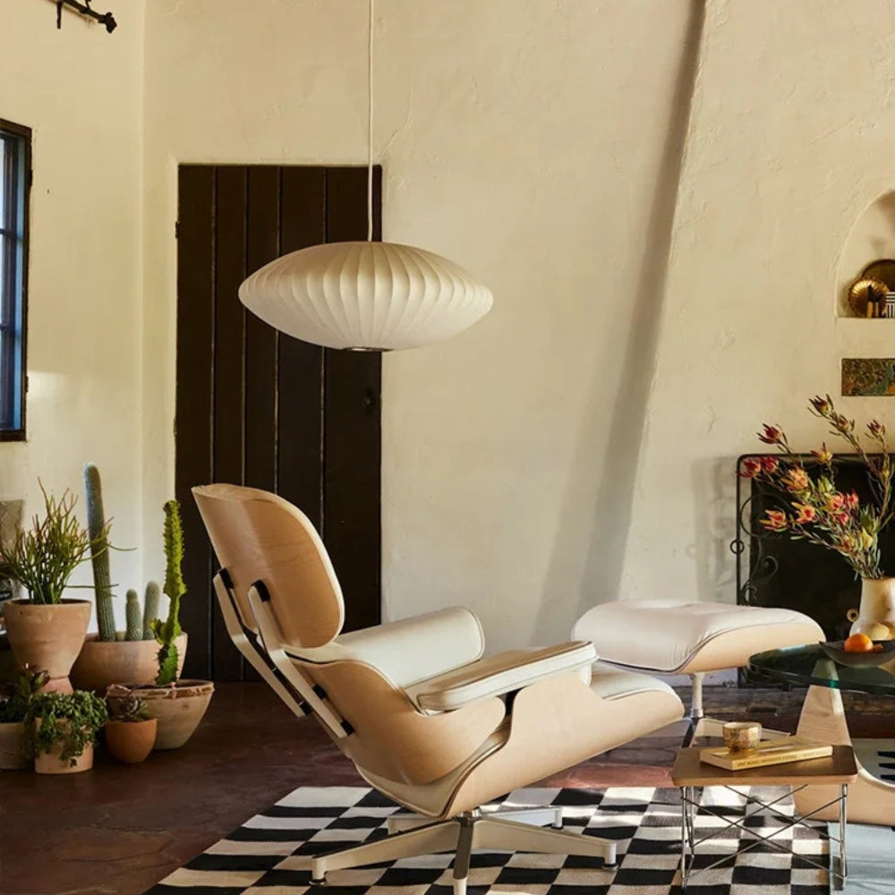 LumiShell – Japandi Ceiling Pendant Light