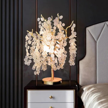 LumiStag - Crystal Bedside Tree Crystal Branch Lamp
