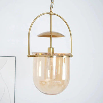 LumiVault - Vintage Glass Pendant Light