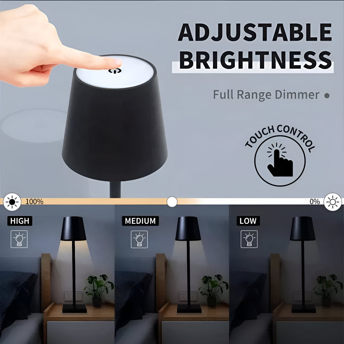 LumiVerve - Bundle Rechargeable Table Lamps
