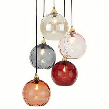 LumiaDrop - LED Colored Ball Glass Pendant Lights