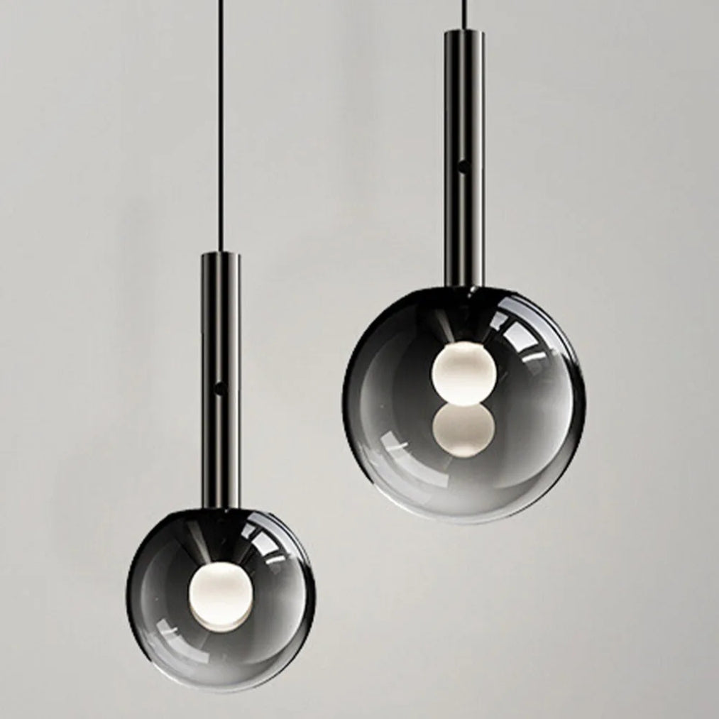 LumieGlobe - Modern Adjustable Height Glass Pendant Lights
