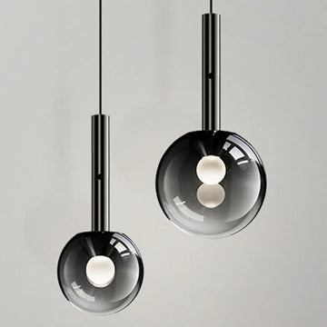 LumieGlobe - Modern Adjustable Height Glass Pendant Lights